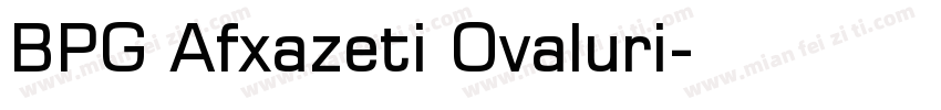 BPG Afxazeti Ovaluri字体转换